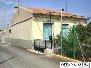 HUERTA a 2 Km de Murcia. Casa 2 dorm, amueblada. patio. terraza. Garaje