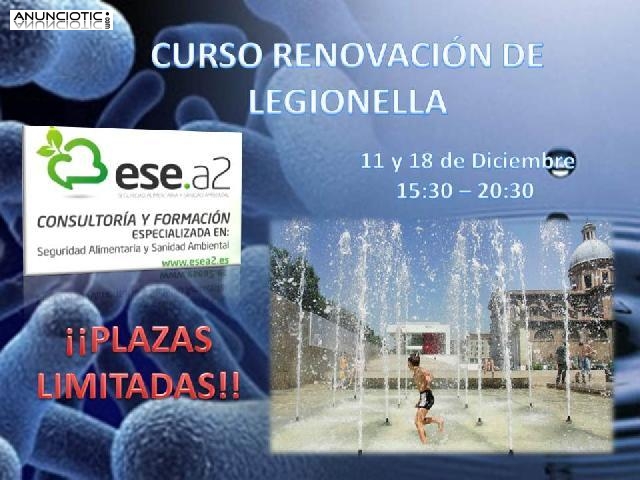 CURSO DE RENOVACIÓN DE LEGIONELLA