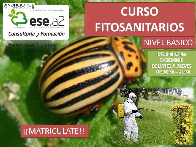 CURSO FITOSANITARIOS DE NIVEL BASICO