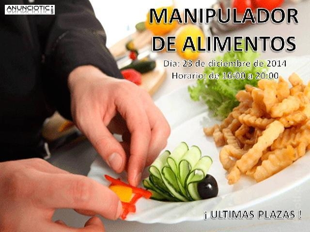 CURSO MANIPULADOR DE ALIMENTOS