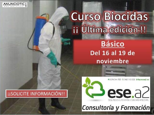 CURSO BIOCIDAS DE NIVEL BASICO