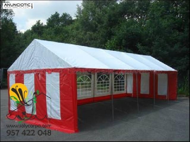 Carpas para monterías y eventos 4x8