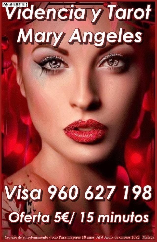Tarot del Amor Mary Angeles Visa 960 627 198 desde 5/ 15 minutos
