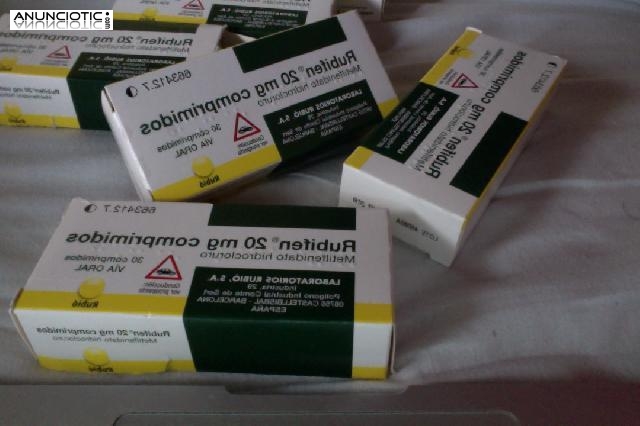 Se vende Rubifen 20 mg (30 comprimidos) a 30 la caja. 