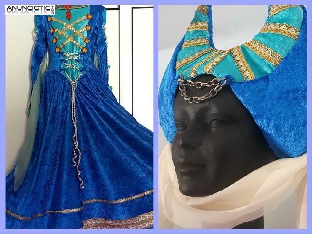 vestido de fantasia medieval