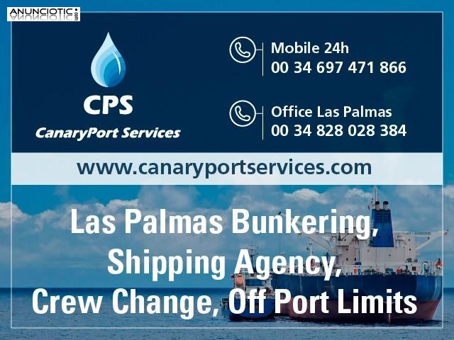 Las Palmas Port agent fresh water supply