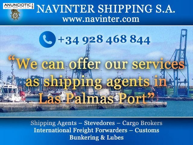 Las Palmas port agent stevedores service