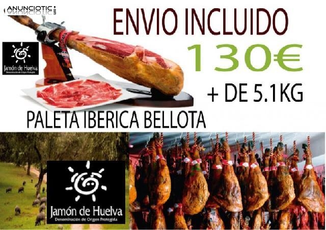 Paleta iberica bellota + 5. 1kg envio in