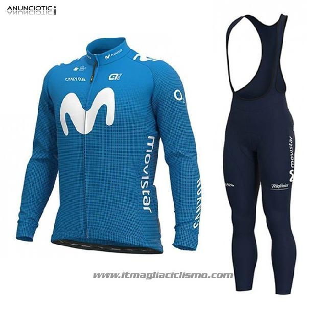 Comprar 2020 maillot ciclismo Movistar