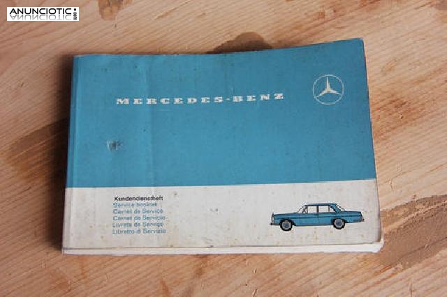 Mercedes. Libro Mantenimiento.