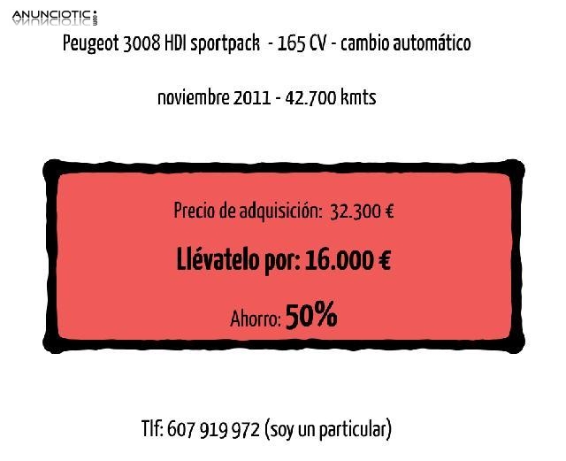 Peugeot 3008 - ahorra un 50%