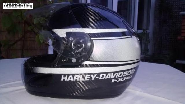 Casco harley davison fibra carbono