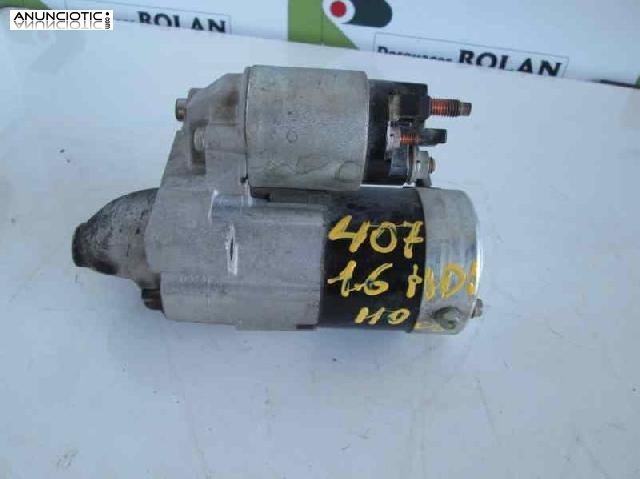 Motor arranque peugeot 407 1.6 hdi (109