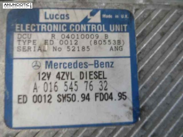 Centralita a0165457632 de mercedes