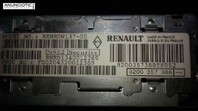 Sistema audio / radio cd 3415889 renault