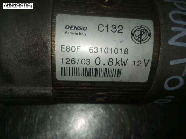 Motor de arranque 907084 de fiat punto