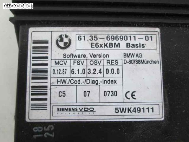 527530 modulo bmw serie 5 berlina 530d