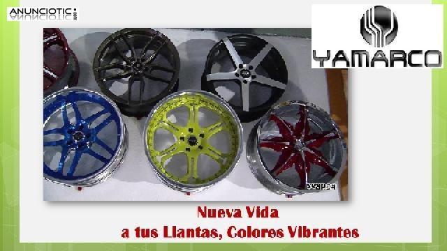 Yamarco le da nuevo color a tus llantas