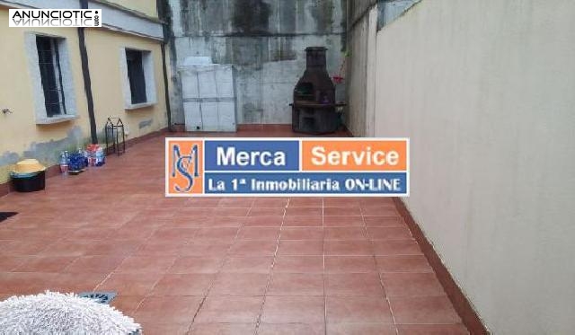 Se vende piso con gran terraza en poio