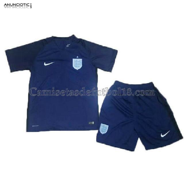 camiseta inglaterra nino 2017-2018 2ª equipación