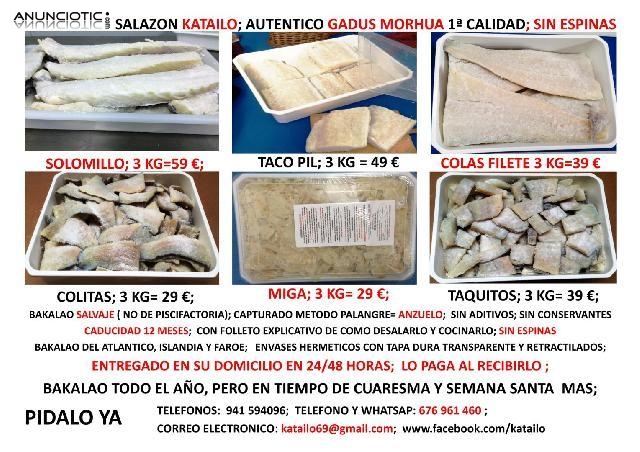 Buscamos distribuidores bacalao en todas la poblaciones