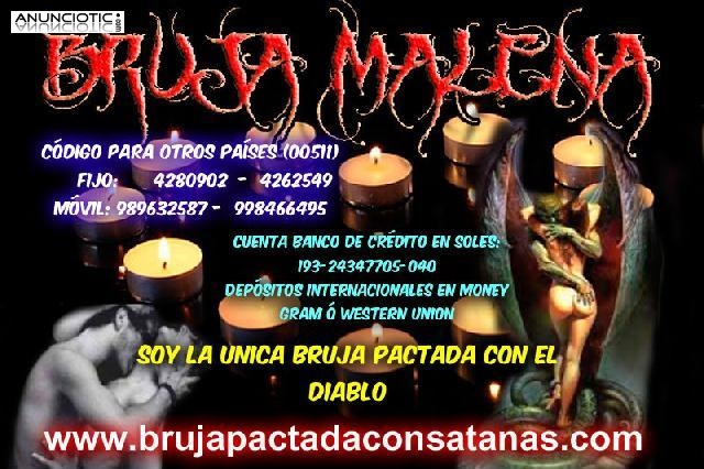 AMARRES DE MAGIA NEGRA PACTADA /BRUJA MALENA