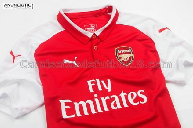 camiseta arsenal 2017-2018