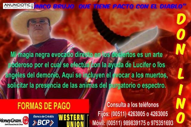 QUIEN ES EL MEJOR BRUJO EN TACNA DON LINO UNICO BRUJO PACTADO CON EL DIABLO