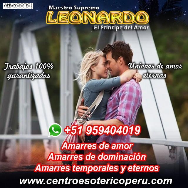 LEONARDO PODEROSO HECHICERO DEL AMOR