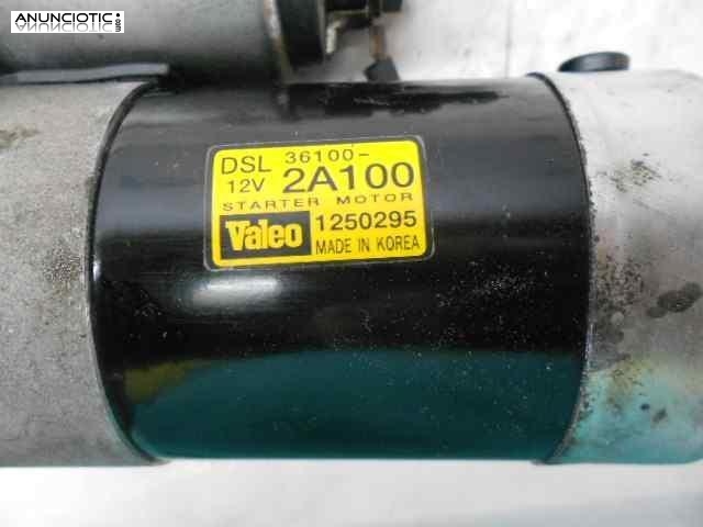 Motor arranque 2852600 1250295 hyundai