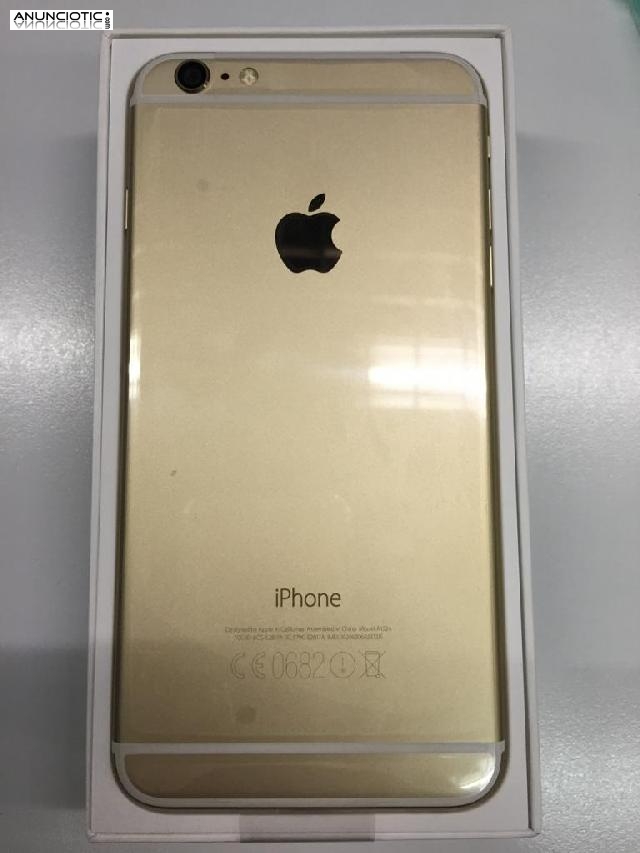 auténtica Apple Iphone 6 plus 128gb desbloqueada