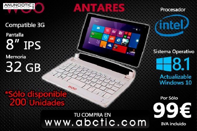 Tablet pc woo  8041w quad core 8,  ips 32gb