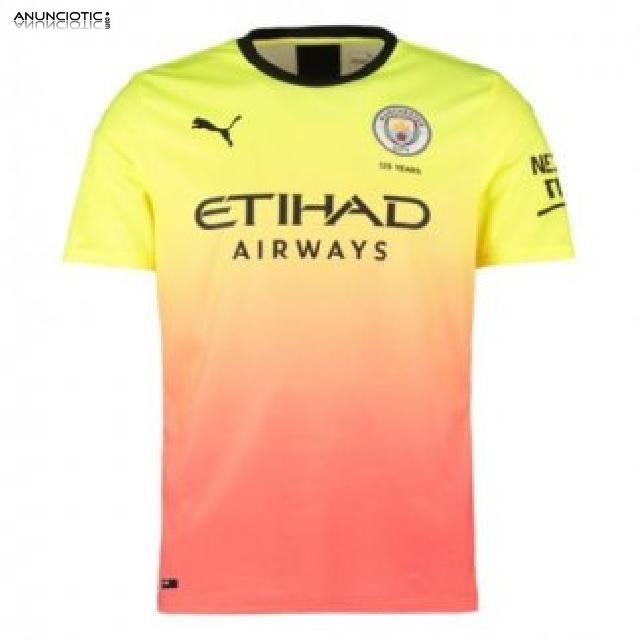 Camisa de fútbol Manchester City de moda barata