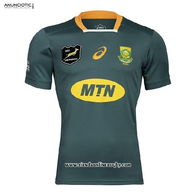 Camiseta Sudafrica Springbok Rugby 2021 Local