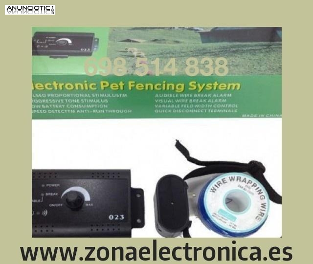 Valla electrica para 3 perros