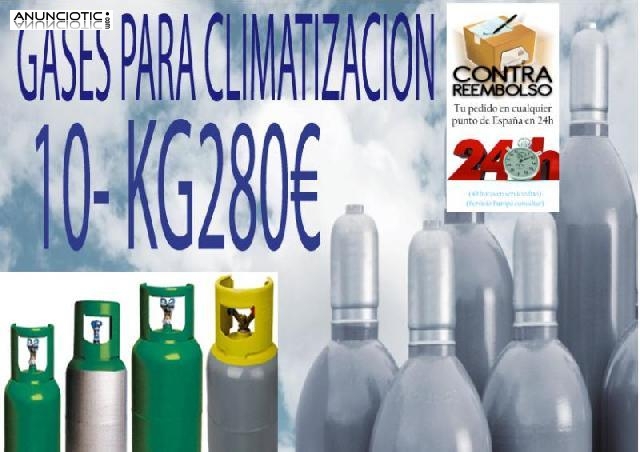 Gas refrigerante r410a r407c 10kg 280?