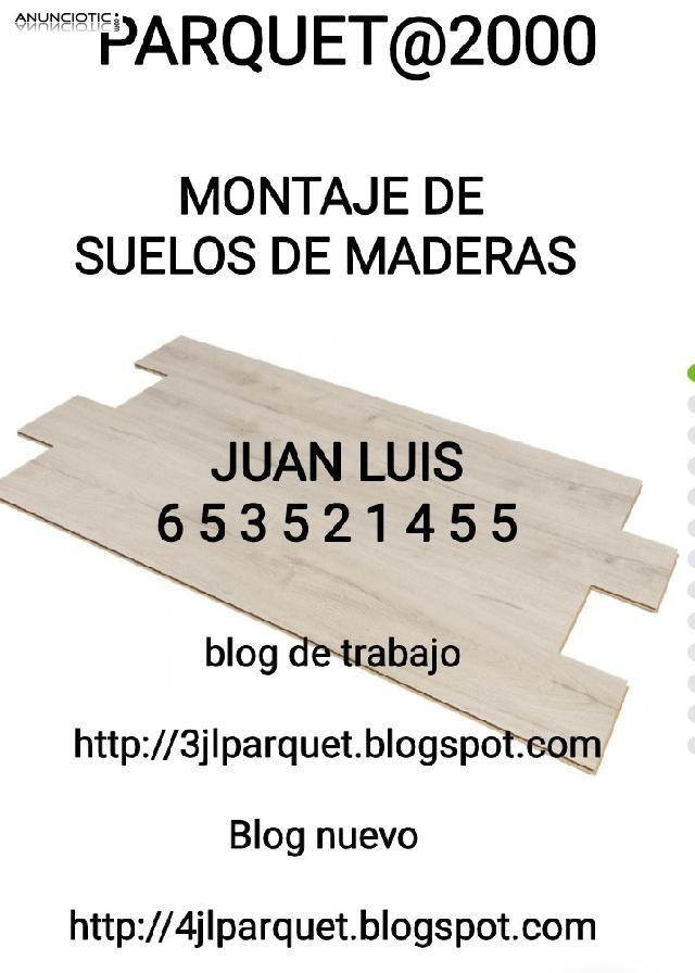 COLOCACION SUELOS DE MADERAS LAMINADOS 