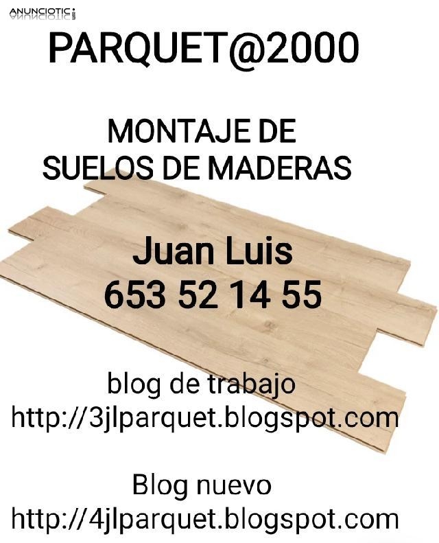 COLOCACION SUELOS DE MADERAS LAMINADOS 