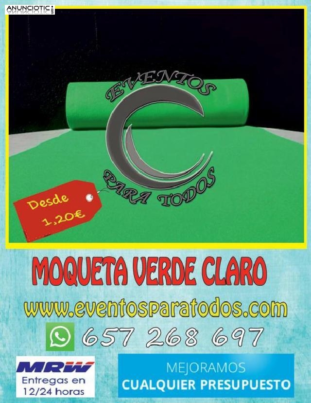 Moqueta verde claro toda españa