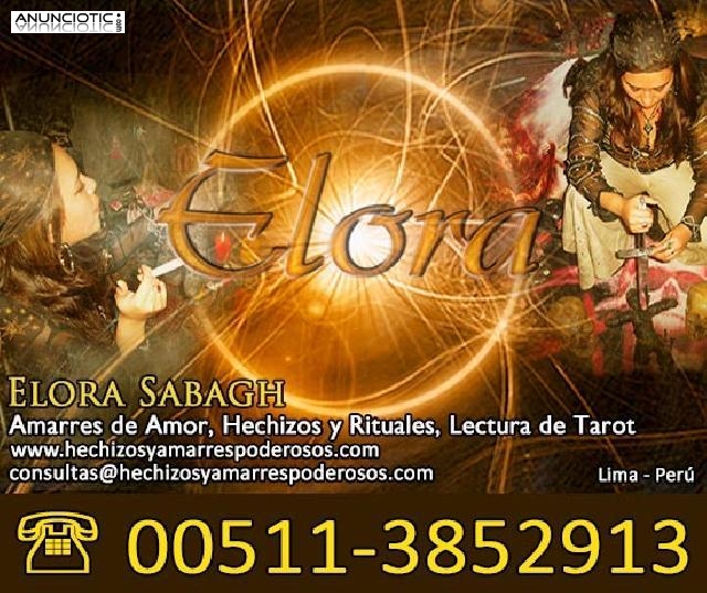 VIDENTE Y TAROTISTA ELORA SABAGH 00511-3852913 