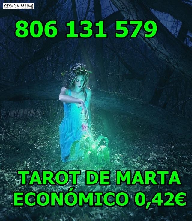 Tarot barato y Videncia Marta. 806 131 579. 0,42.-