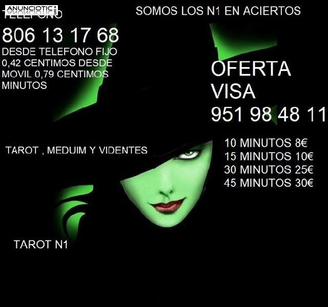 OFERTA VISA 951 98 48 11  TAROT Y VIDENTES 806 13 17 68