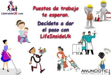 Trabajo en hoteles y bares Reino Unido. Inglaterra