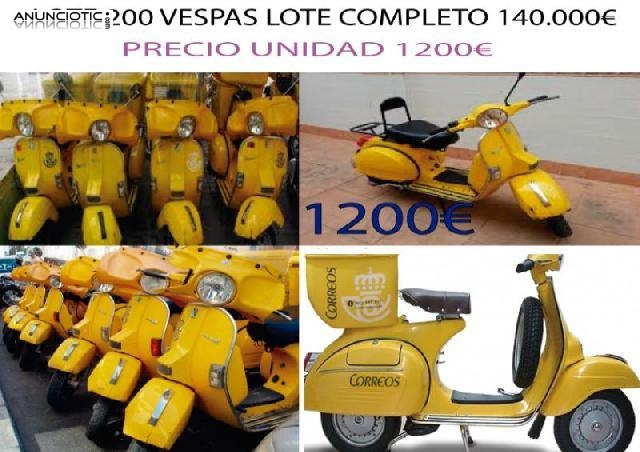 Vespas de correos 125cc 1200?