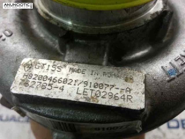 Turbocompresor nissan primastar 2.0 dci de 2006