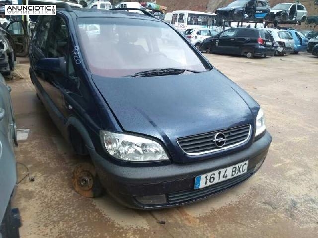 Despiece y recambios opel zafira a de 2002