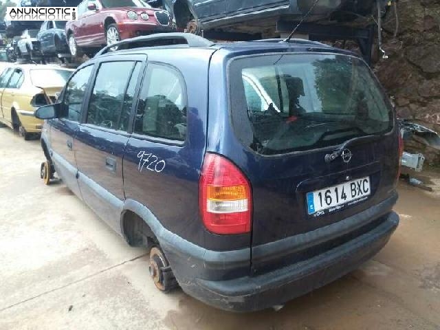 Despiece y recambios opel zafira a de 2002