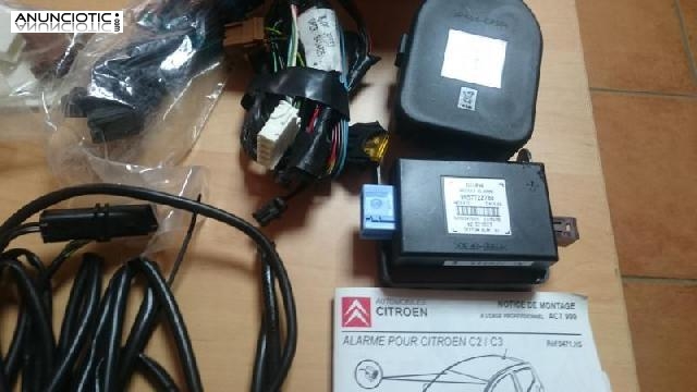 Alarma original citroen c3 pluriel a estrenar