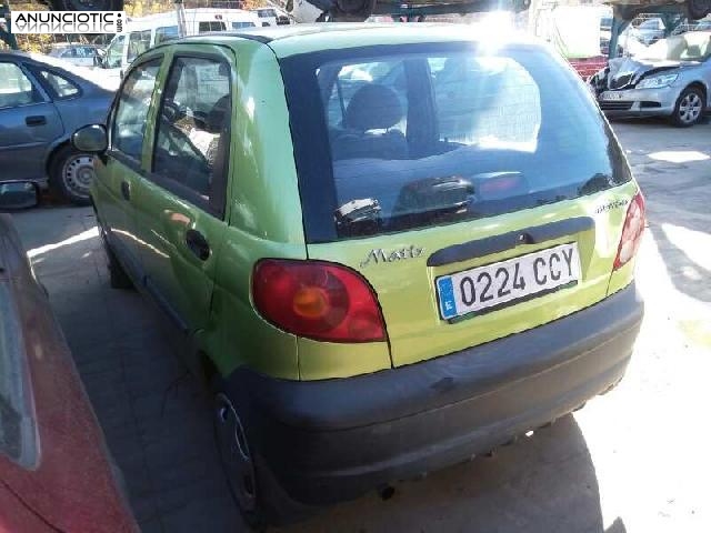 Daewoo matiz para despiece año 2002