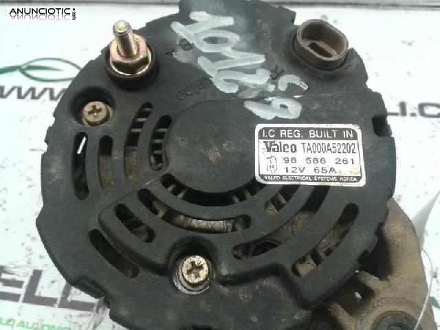 Alternador daewoo matiz 96566261